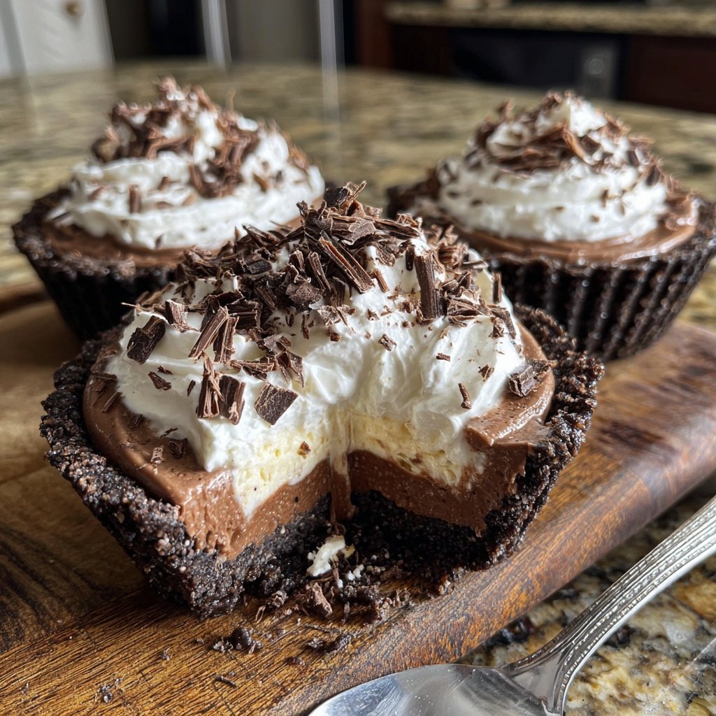 Chocolate Cream Pie Cups