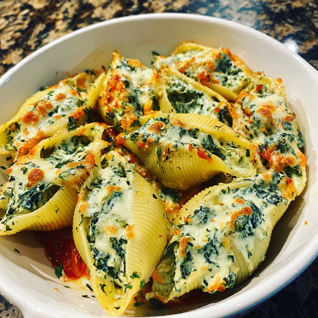 Sunday Veggie Stuffed Shells