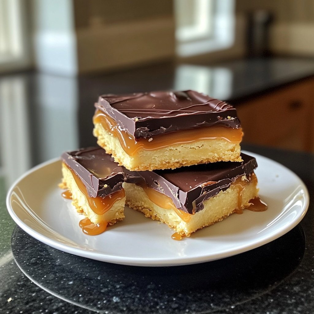 Chocolate Caramel Shortbread