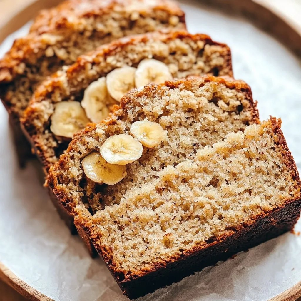 Vegan Banana Bread (Easy + Healthy)