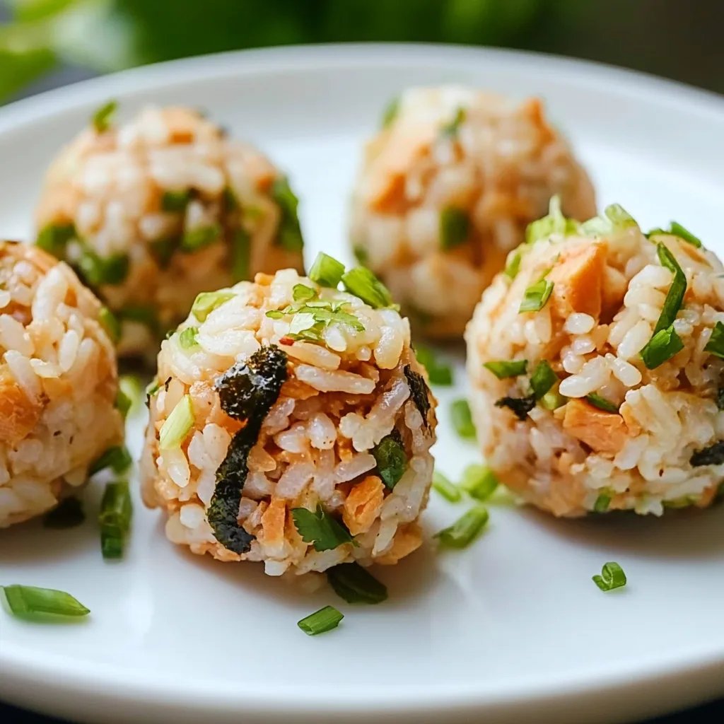 Healthy Tuna Rice Balls