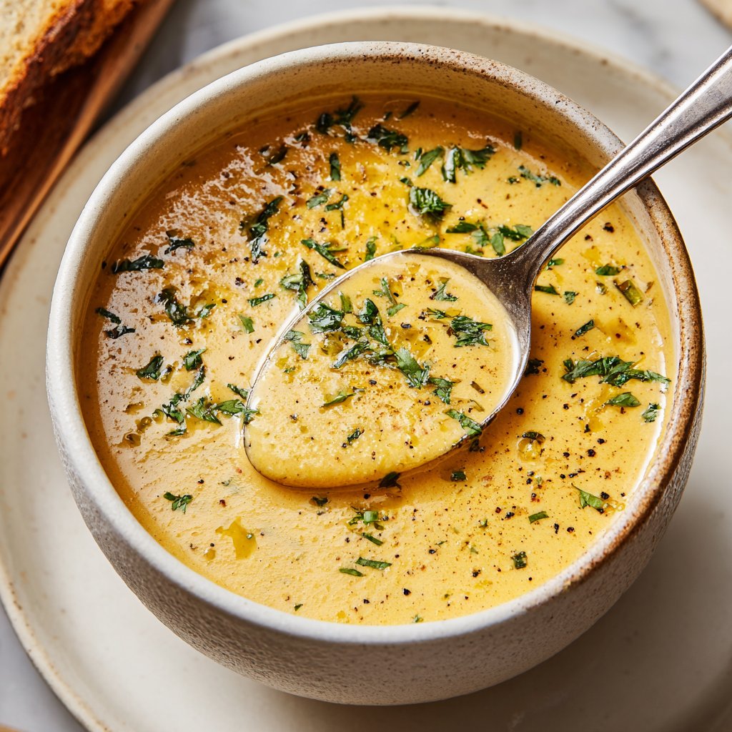 Creamy Lemon Chickpea Soup