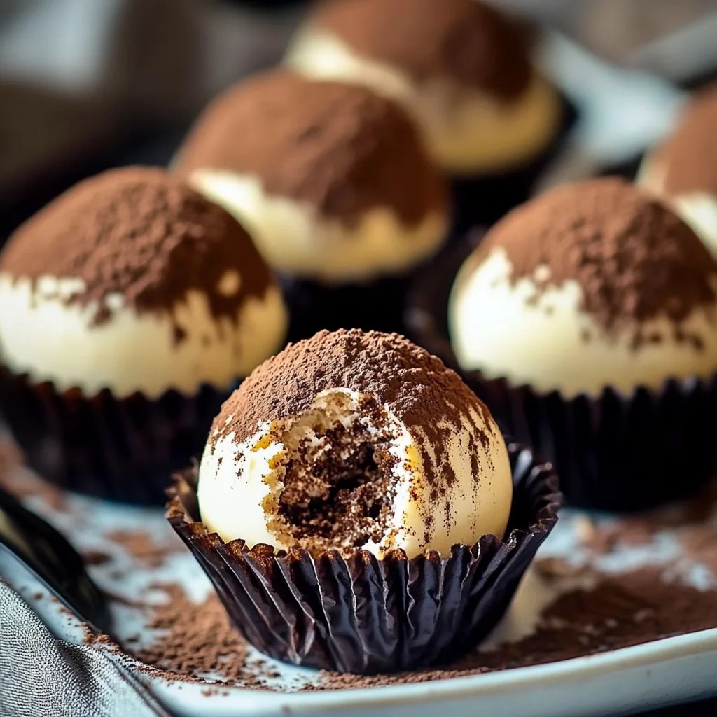 Tiramisu Truffles Recipe