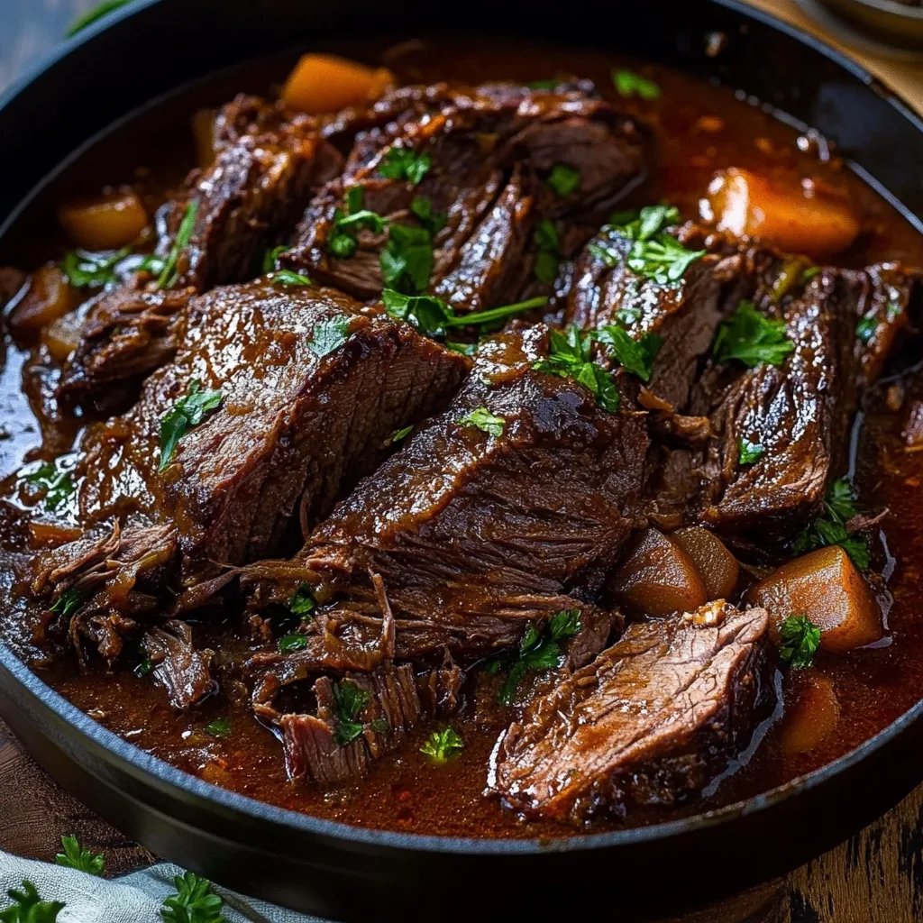 Italian Pot Roast (Straccato)