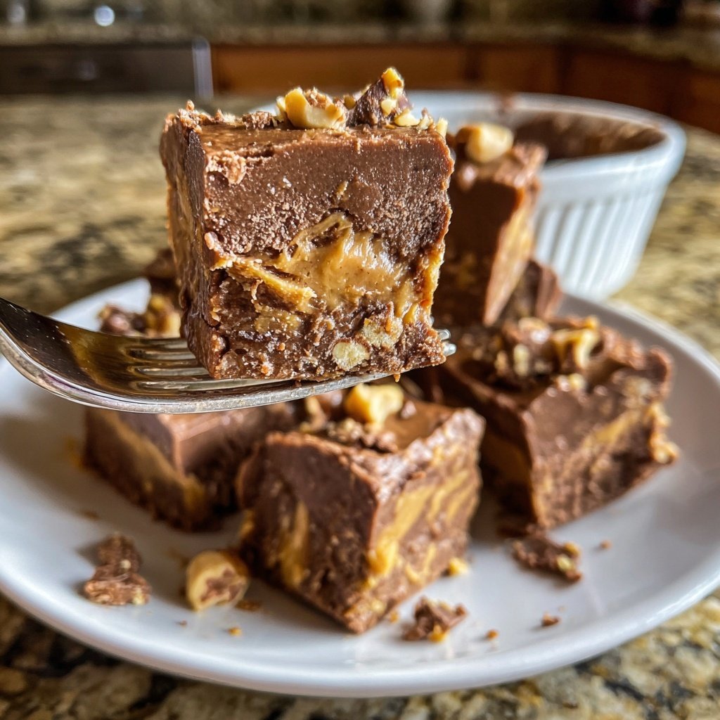 Chocolate Peanut Butter Fudge