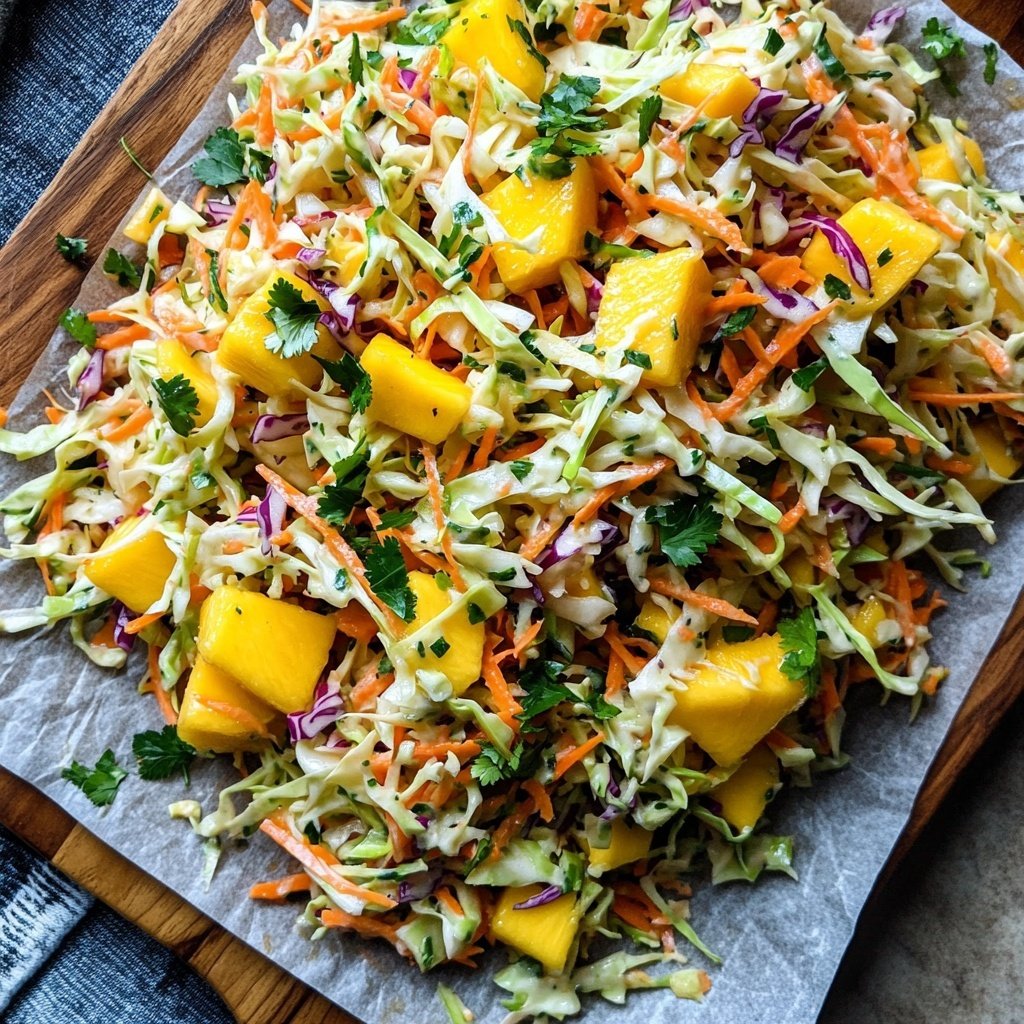 Jamaican Mango Slaw