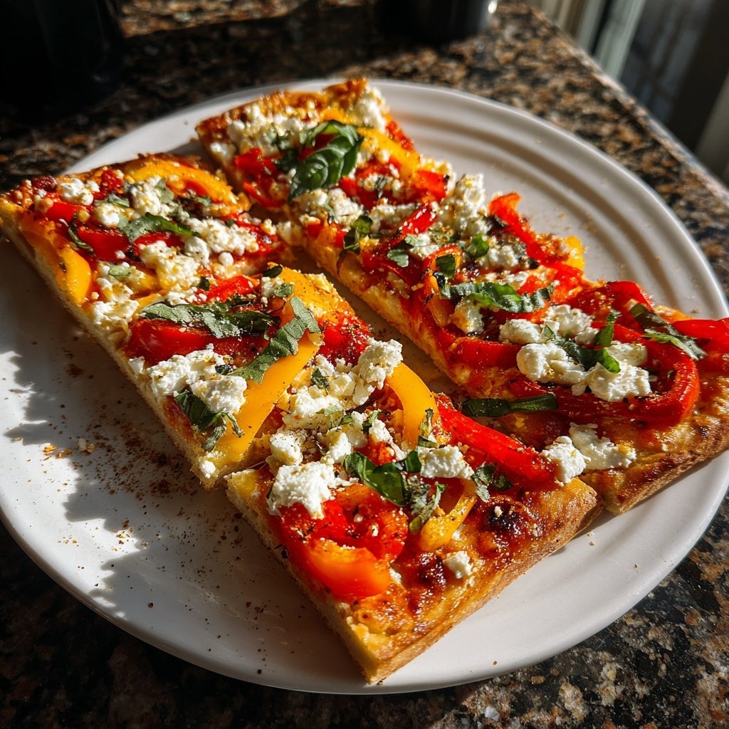 Super Bowl Appetizer Flatbread Slices