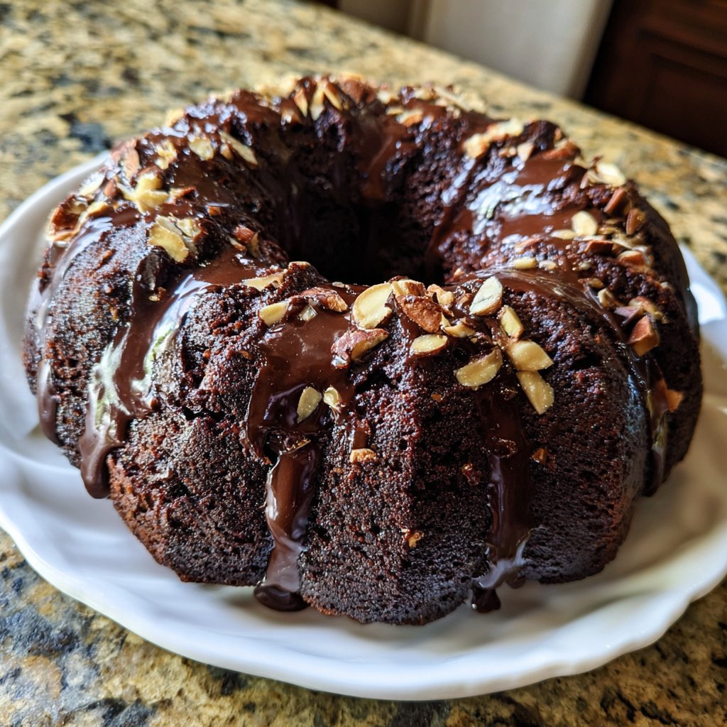 Chocolate Almond Flour Cake