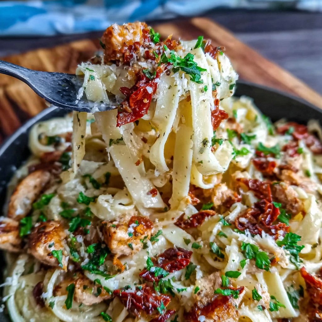 Chicken Pasta With Sun Dried Tomatoes