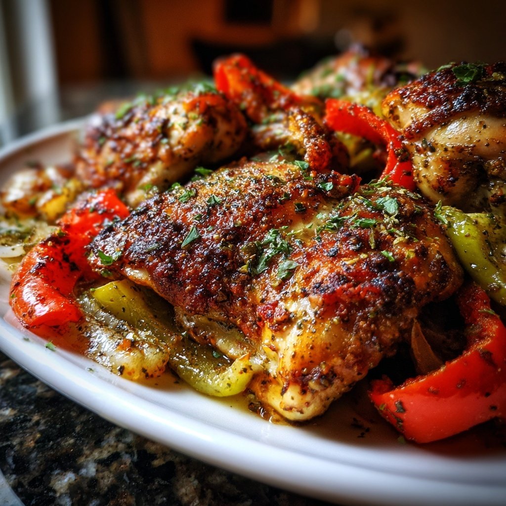 Mediterranean Baked Chicken With Vegetables