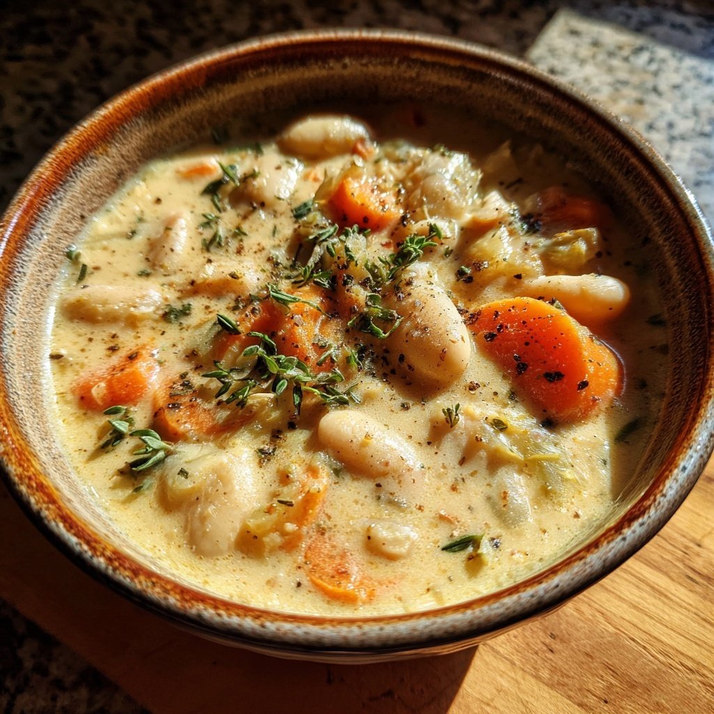 Sunday Creamy White Bean Stew