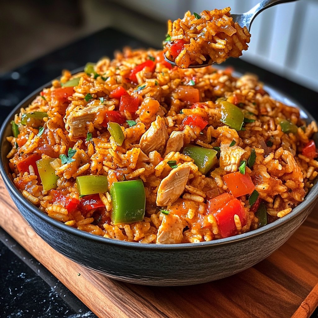 Simple Slow Cooker Chicken Jambalaya