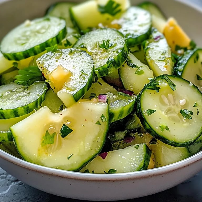 Pineapple Cucumber Salad