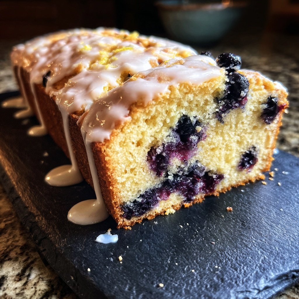 Baking & Desserts Lemon Blueberry Loaf Cake