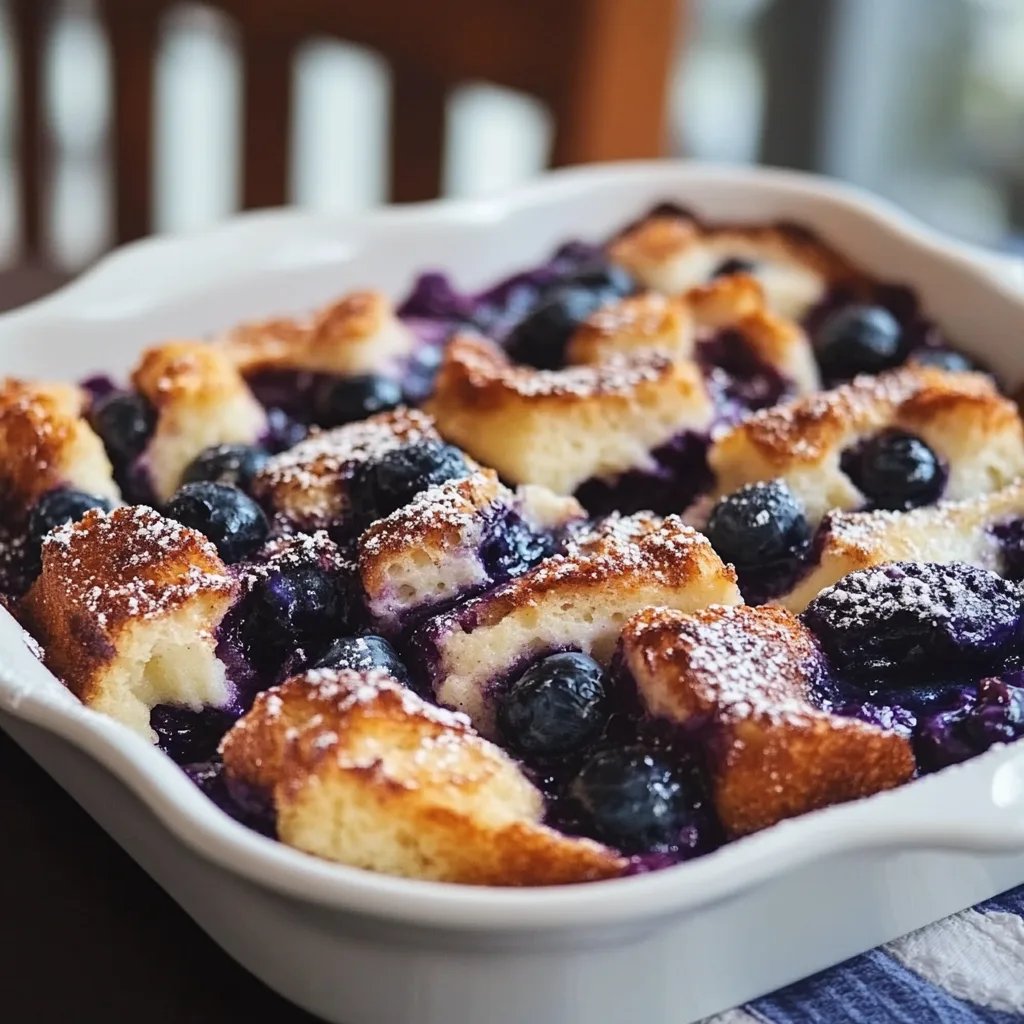 Best Blueberry French Toast Casserole