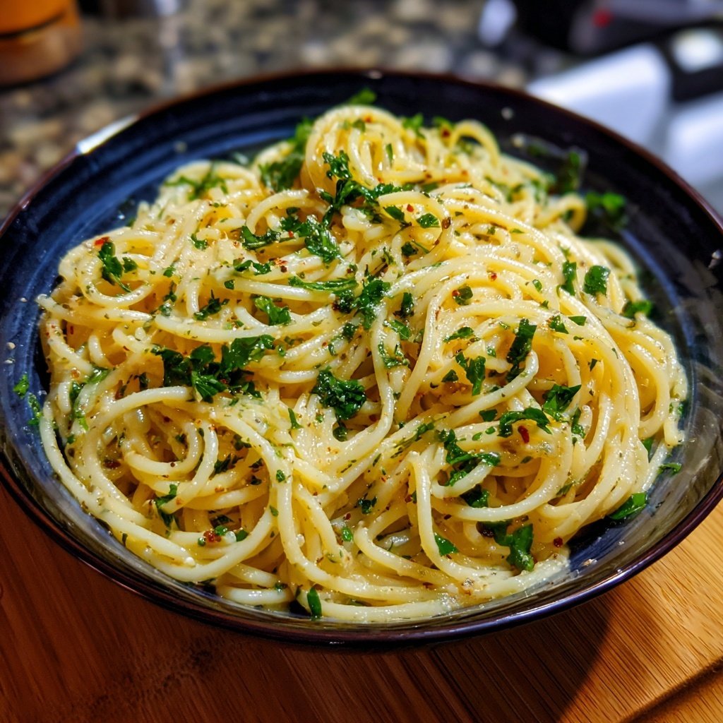 Easy Creamy Garlic Pasta