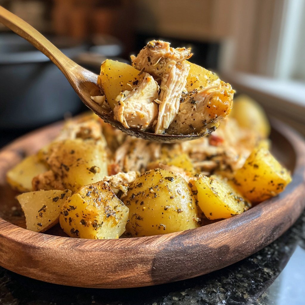 Dump-and-Go Crockpot Chicken and Potatoes