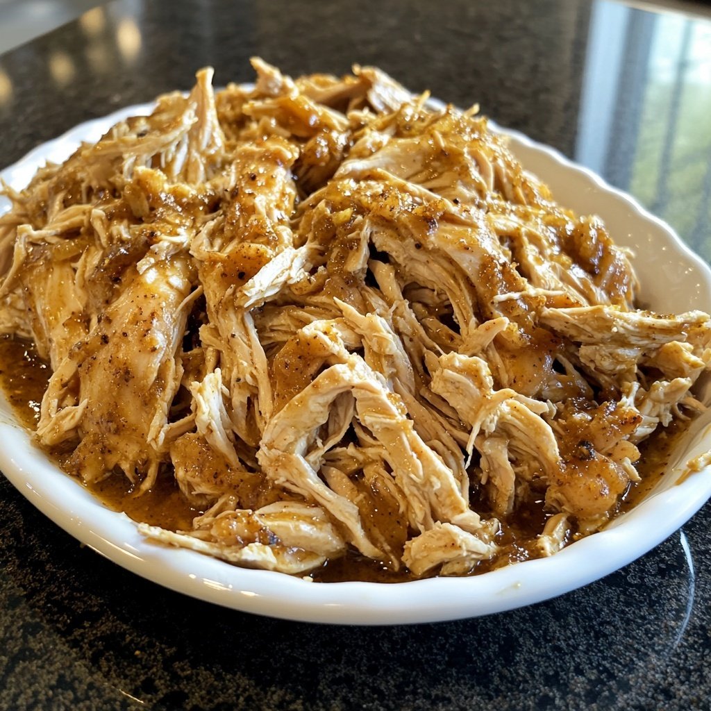 Simple Slow Cooker Shredded Chicken