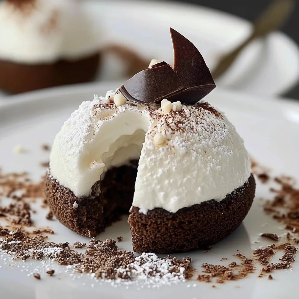 Coconut Dome with Chocolate