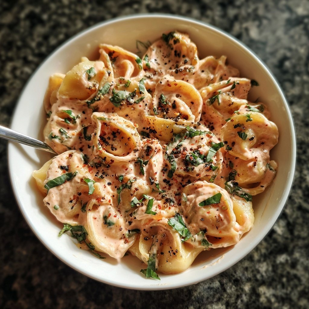 Rose Pasta with Creamy Pink Sauce
